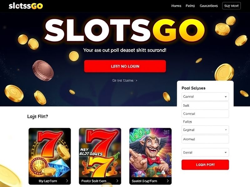 Welcome to the official Slotsgo Login page. Discover the best online slots and casino games, access exclusive promotions, and enjoy a thrilling gambling experience. Join today!
